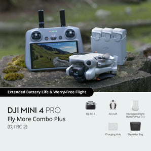 DJI Mini 4 Pro Fly More Combo Plus（DJI RC 2）